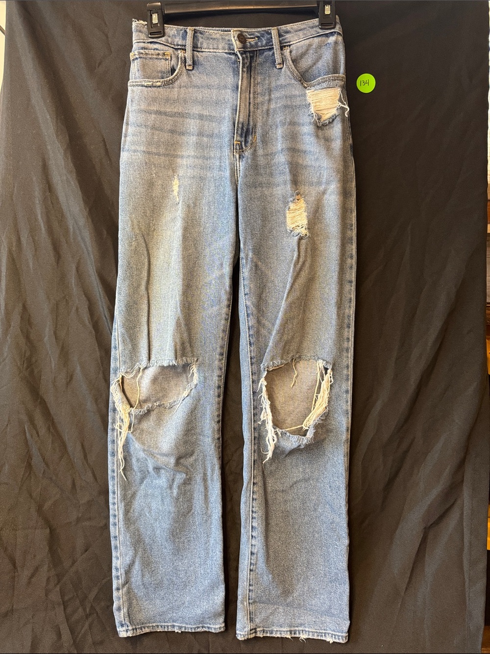 Hollister Light Blue Distressed Women’s Jeans